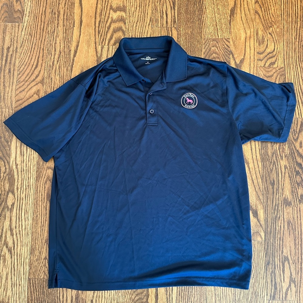 Vansport Men’s Pink Pony polo. Size: L. NEVER WORN.